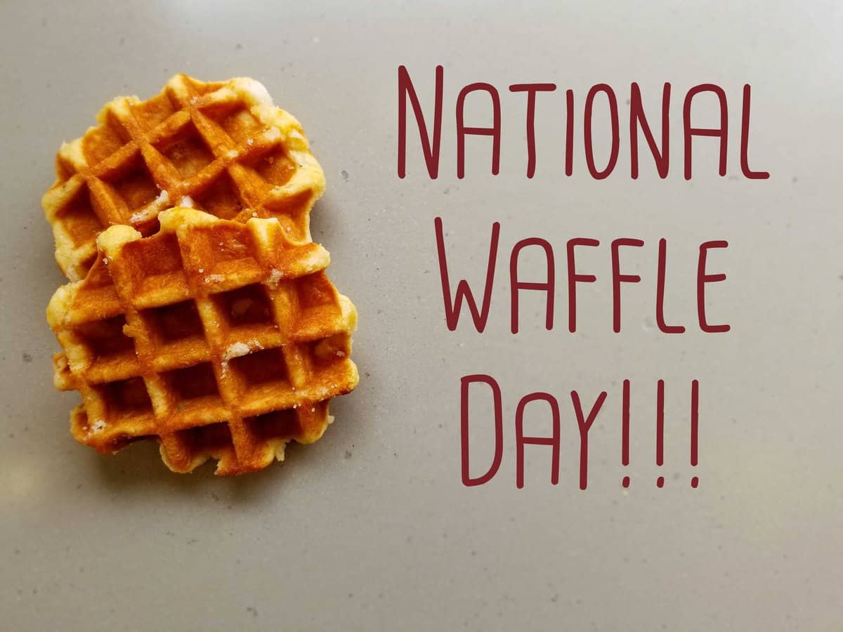 Happy waffle day